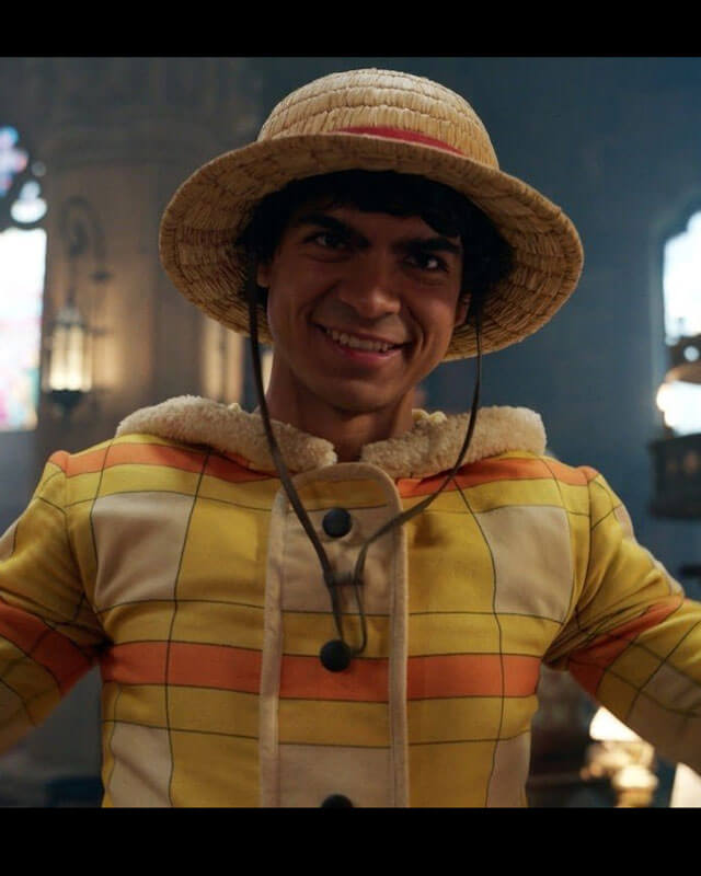 Monkey D Luffy One Piece Hooded Shearling Coat S02