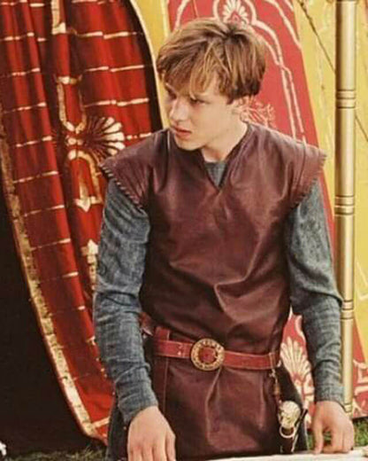 Narnia Peter Brown Cosplay Leather Vest
