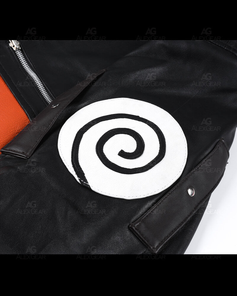 Naruto Uzumaki Orange Leather Jacket