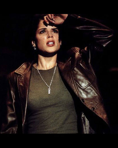 Neve Campbell Scream 2 Brown Blazer