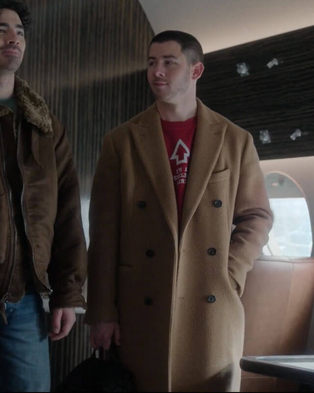 Nick Jonas A Very Jonas Christmas Movie Coat