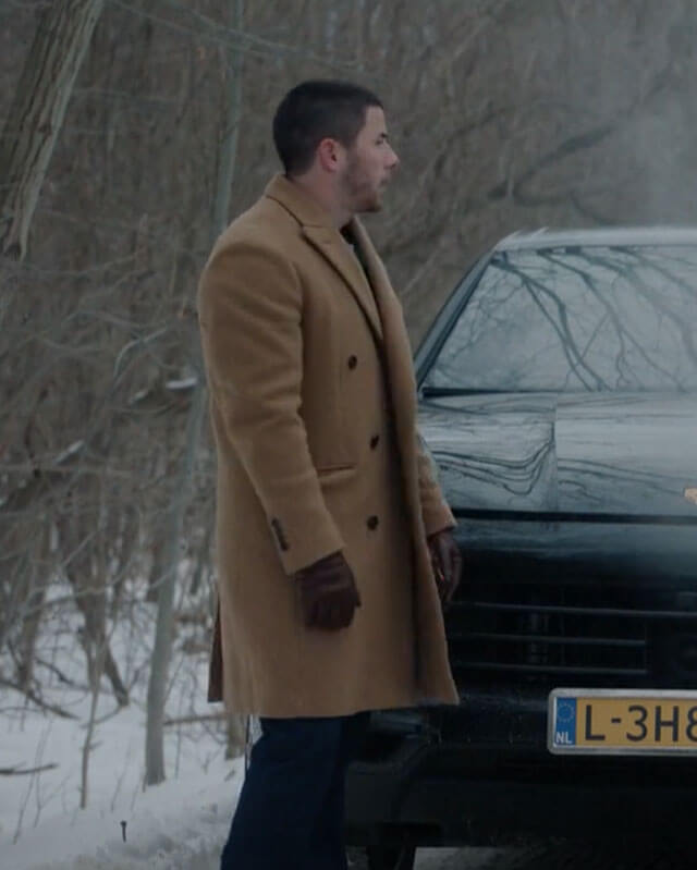 Nick Jonas A Very Jonas Christmas Movie Wool Coat