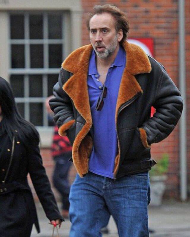 Nicolas Cage B3 Bomber Leather Jacket – AlexGear