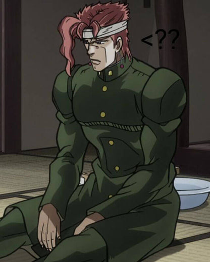 Noriaki Kakyoin JoJo's Bizarre Adventure Green Coat
