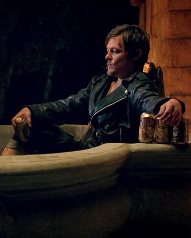 Norman Reedus Lady Gaga Judas Biker Jacket