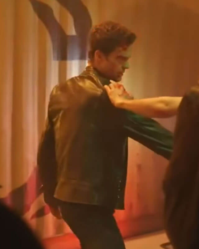 Novocaine Nate Real Leather Black Jacket