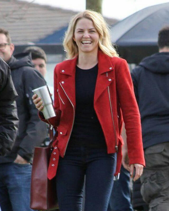 OUAT Emma Swan Red Biker Jacket