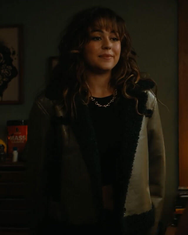 Off Campus Allie Hayes Faux Leather Shearling Jacket