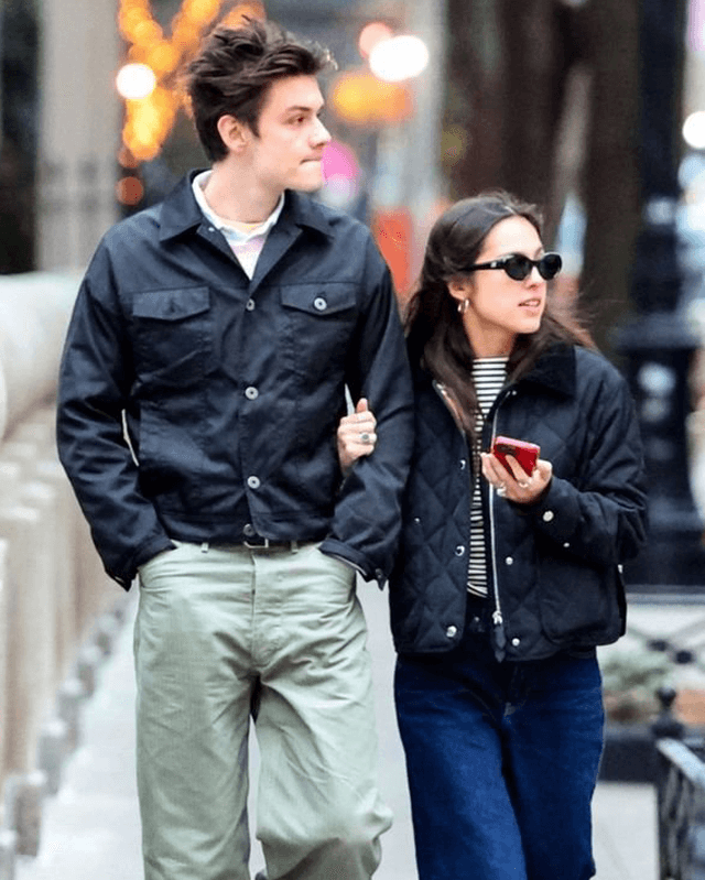 Olivia Rodrigo Diamond Quilted Black Jacket