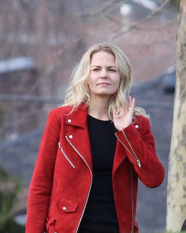 Once Upon A Time Emma Swan Red Biker Jacket