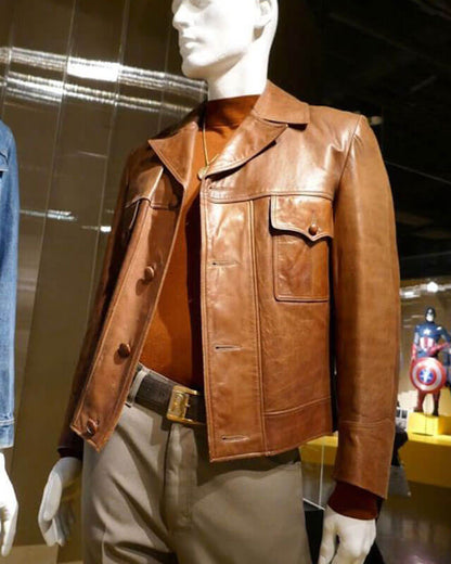 Leonardo DiCaprio Leather Jacket Once Upon A Time In Hollywood