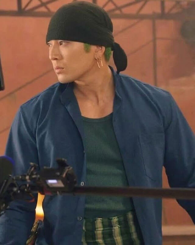 One Piece Live Action Roronoa Zoro Blue Jacket S02