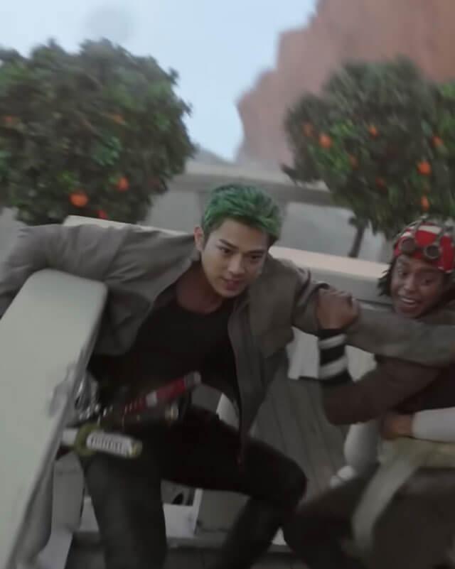 One Piece Live Action Roronoa Zoro Gray Jacket S02