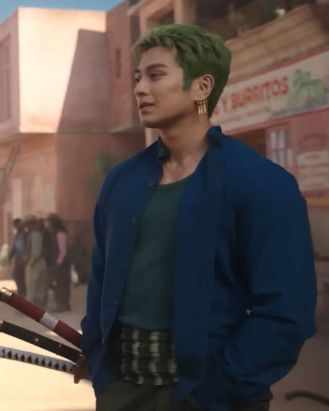 One Piece Live Action S02 Roronoa Zoro Blue Jacket