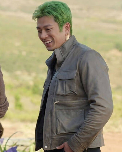 One Piece Roronoa Zoro Gray Jacket S02