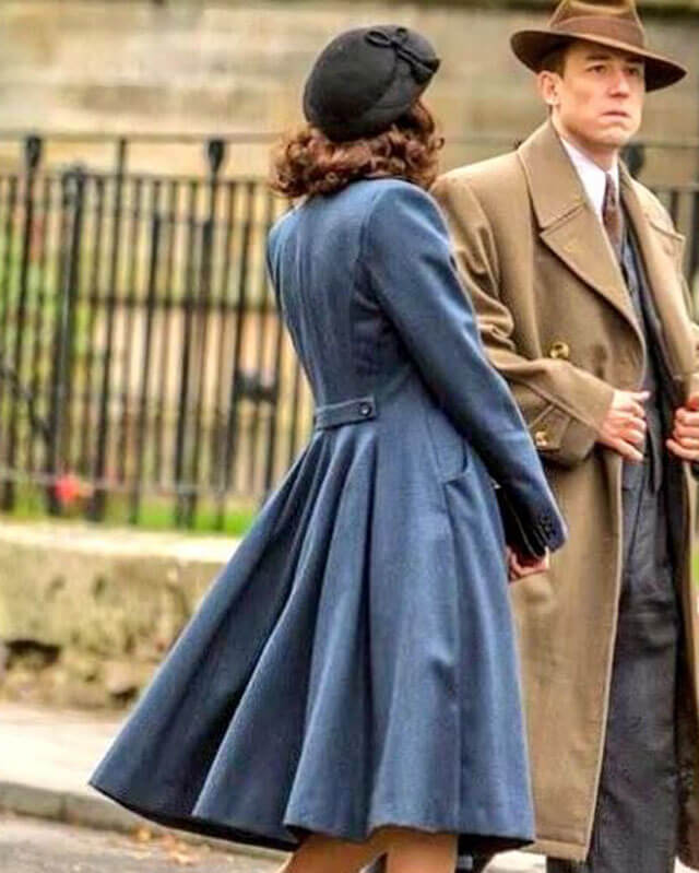 Outlander Claire Fraser Blue Coat