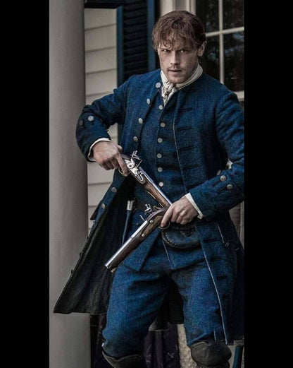 Outlander Jamie Fraser Blue Coat