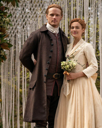 Outlander Jamie Fraser Brown Coat X-Large / Brown / Wool