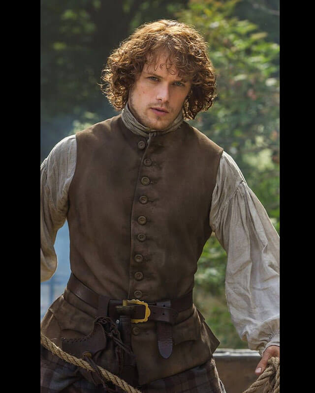 Outlander Jamie Fraser Brown Vest