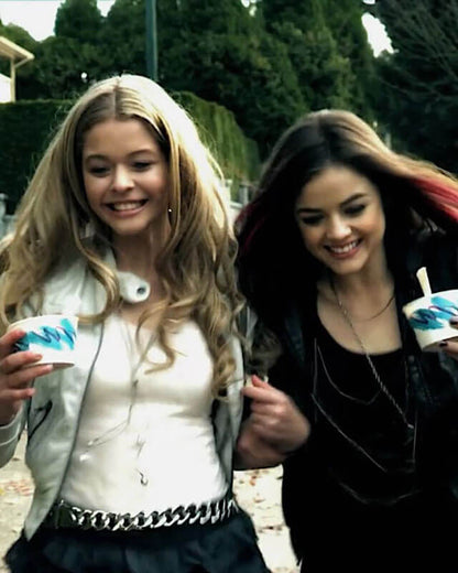 PLL Alison White Leather Jacket