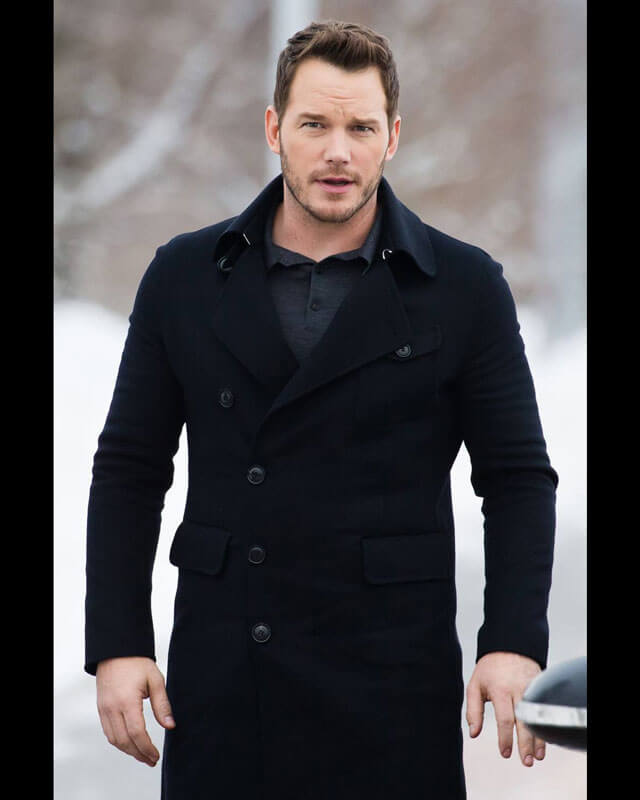 Passengers Chris Pratt Black Coat
