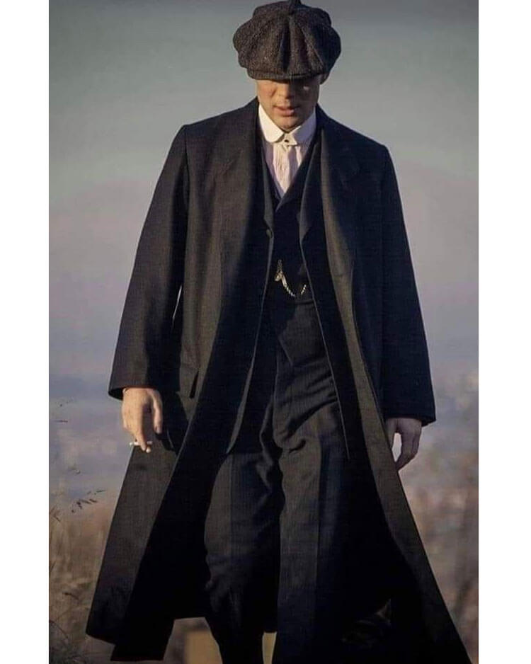 Peaky Blinders Thomas Shelby Long Black Coat