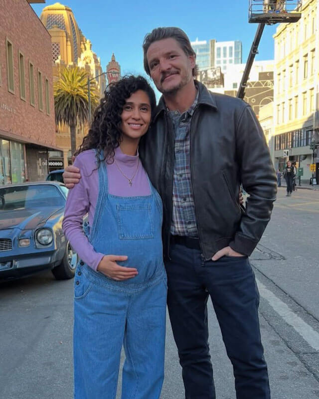 Pedro Pascal Black Bomber Leather Jacket