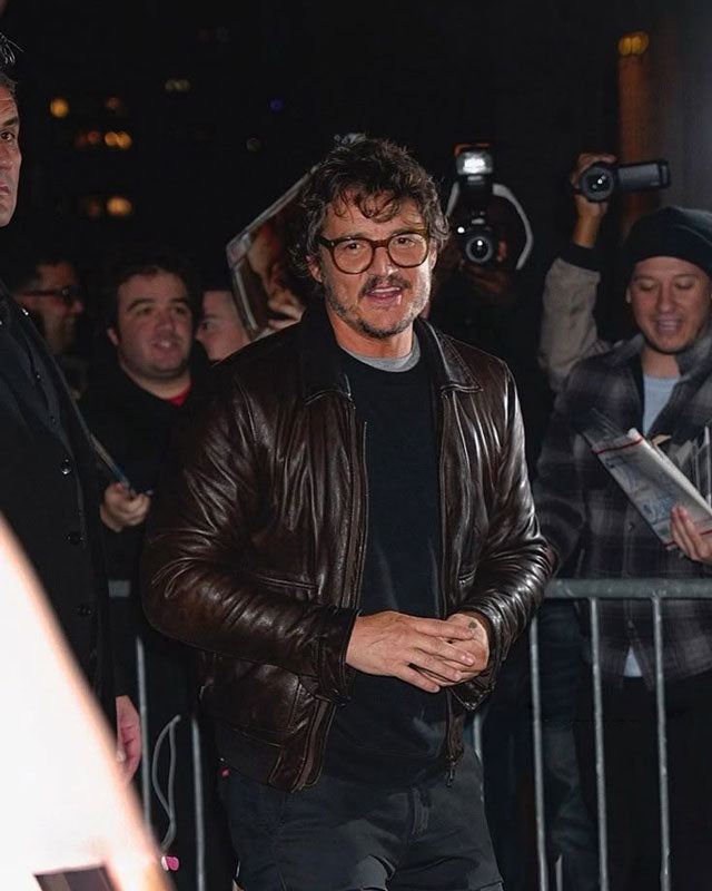 Pedro Pascal Dark Brown Jacket