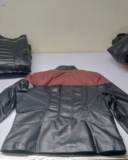 Picard Star Trek Maroon Jacket S03 Mega Sale