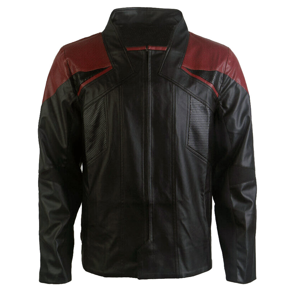 Picard Star Trek Leather Jacket Riker S3