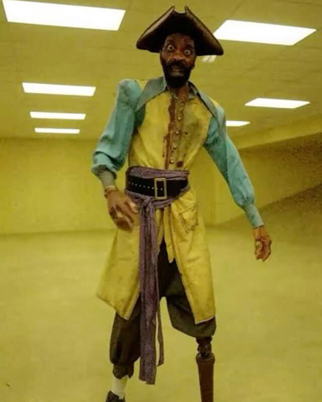 Pirate Clark Captain Clark Backrooms Coat