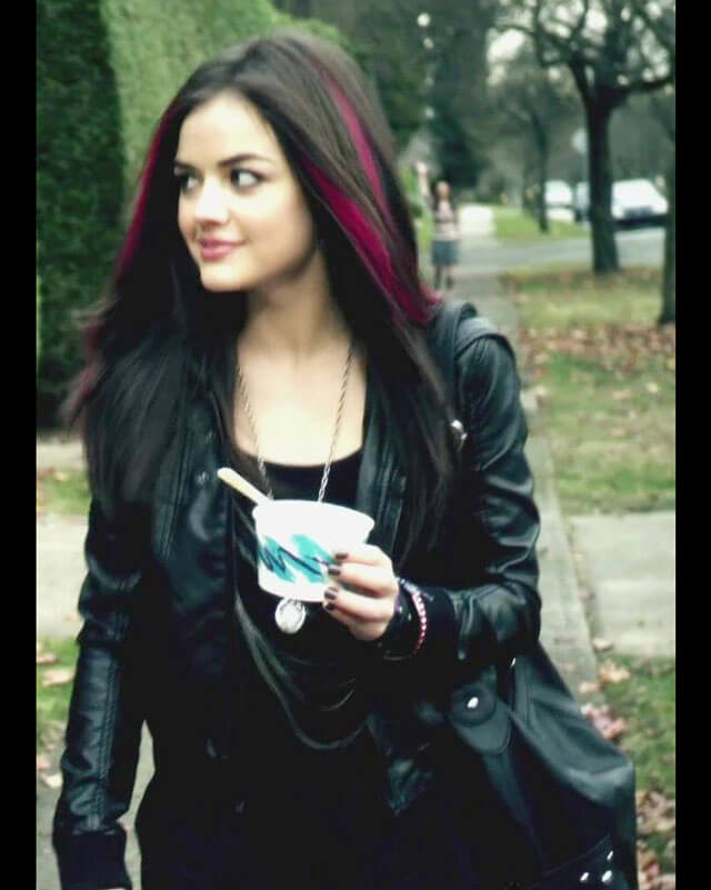 Pretty Little Liars Aria Black Leather Jacket