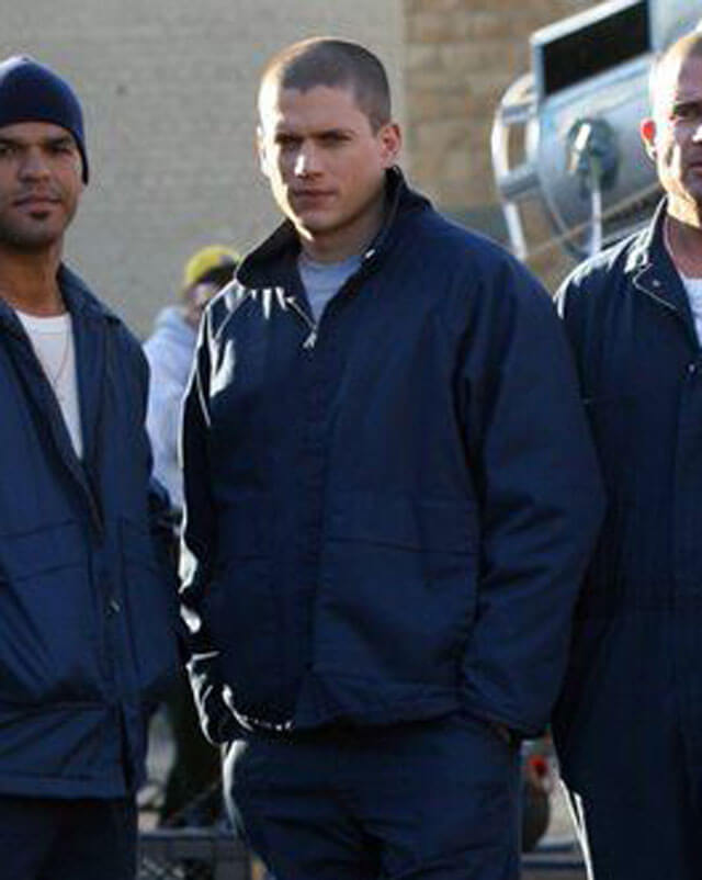 Prison Break Blue Cotton Uniform Jacket