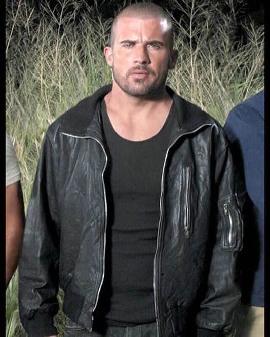 Prison Break Lincoln Burrows Black Leather Jacket