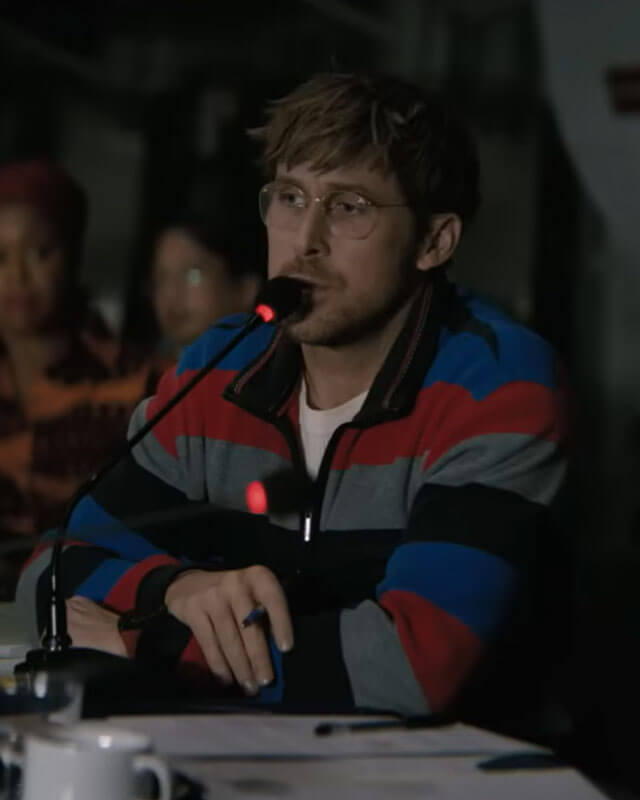 Project Hail Mary Ryan Gosling Striped Jacket