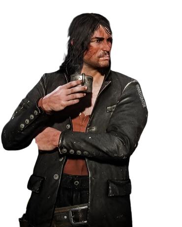 RDR Arthur Morgan John Marston Leather Coat