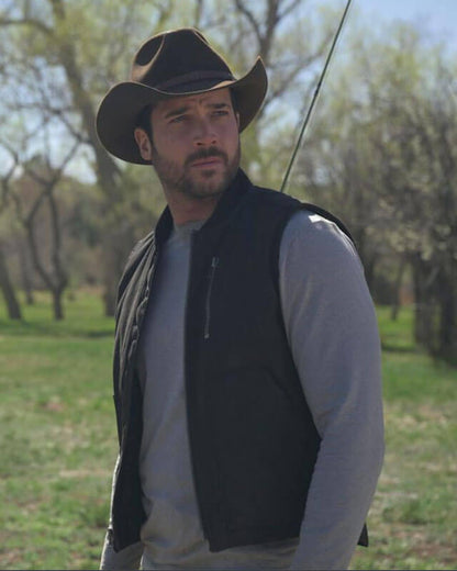 Ransom Canyon Yancy Grey Cotton Vest