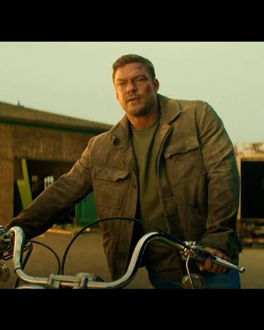 Reacher Alan Ritchson Khaki Jacket S03