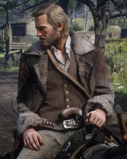 Red Dead Redemption Arthur Morgan Shearling Coat