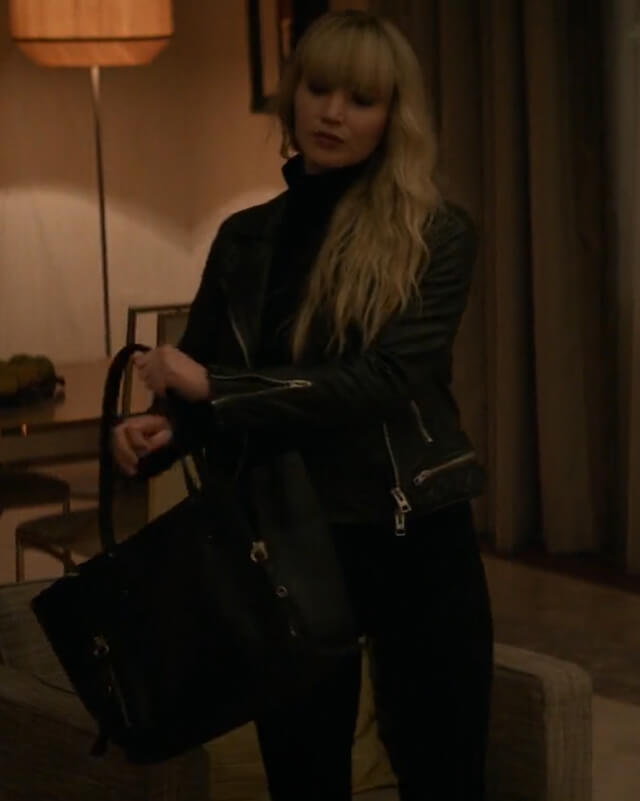 Red Sparrow Jennifer Lawrence Leather Jacket