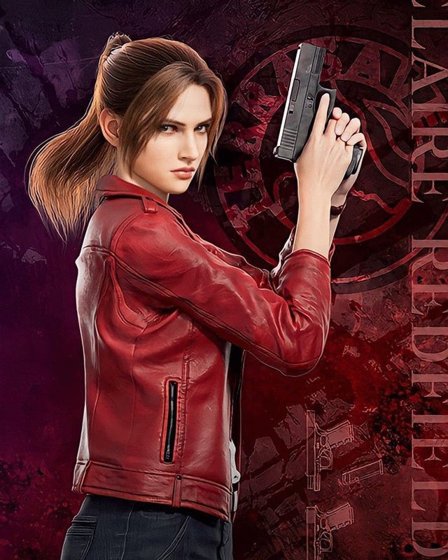 Resident Evil Death Island Claire Redfield Leather Jacket