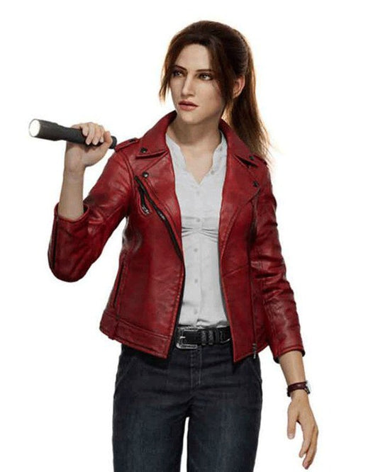 Resident Evil Infinite Darkness Claire Redfield Biker Jacket