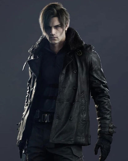 Resident Evil Requiem Leon S Kennedy Leather Jacket