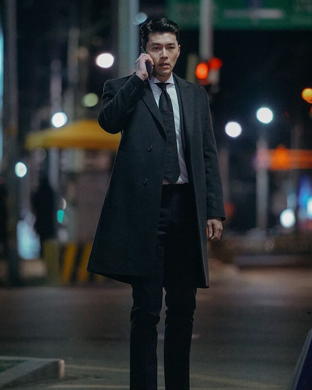 Ri Jeong Hyuk Hyun Bin CLOY Black Coat