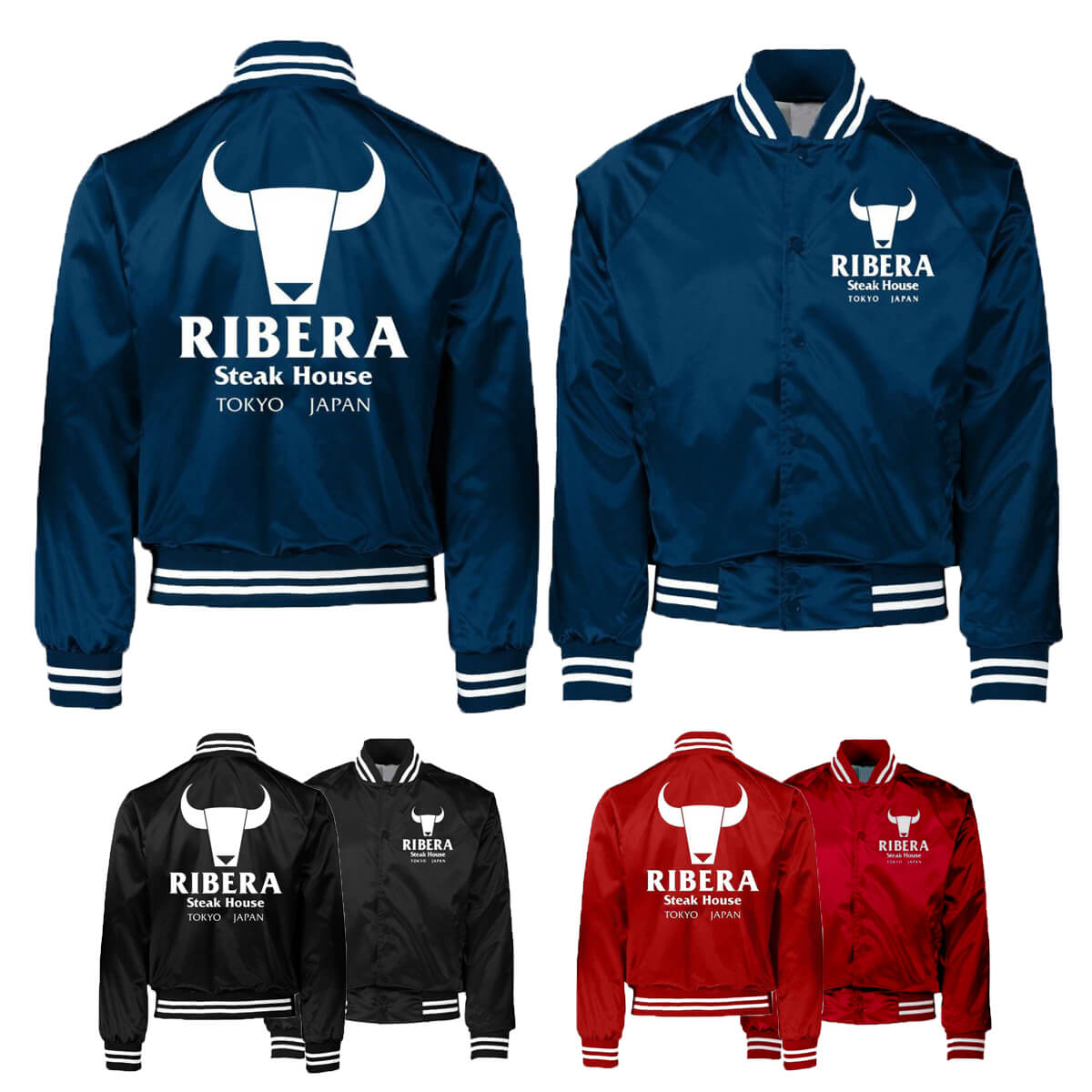 Ribera Steakhouse Wrestling Bomber Jacket