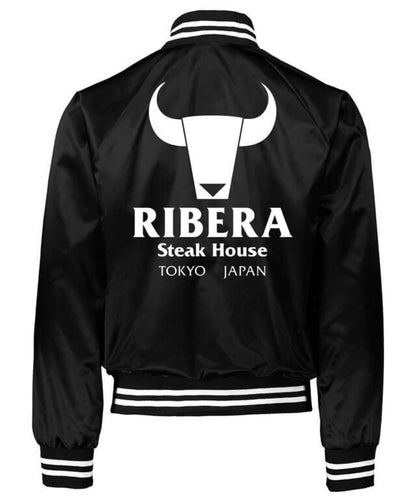 Ribera Steakhouse Wrestling Black Bomber Jacket