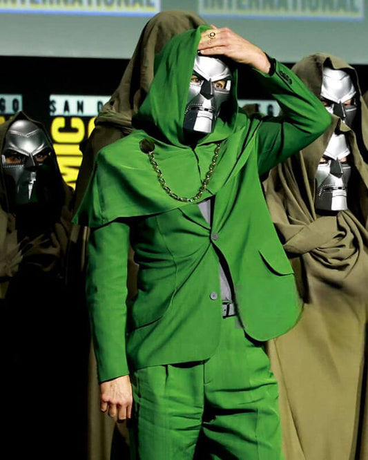 Robert Downey Jr Dr Doom Green Coat