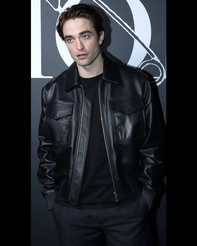 Robert Pattinson Trucker Leather Jacket