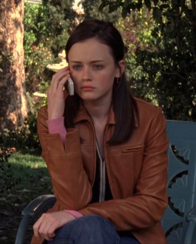 Rory Gilmore Girls Brown Leather Jacket