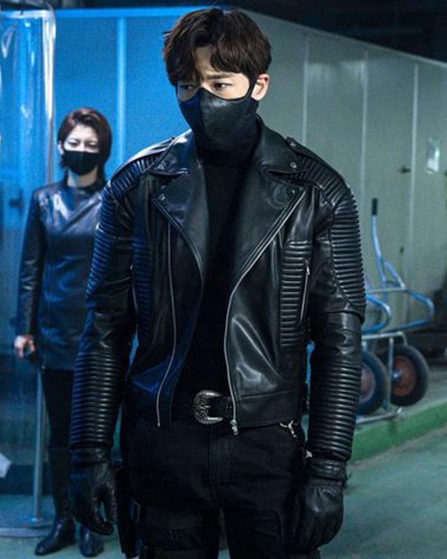 Rugal Choi Jin Hyuk Black Leather Jacket